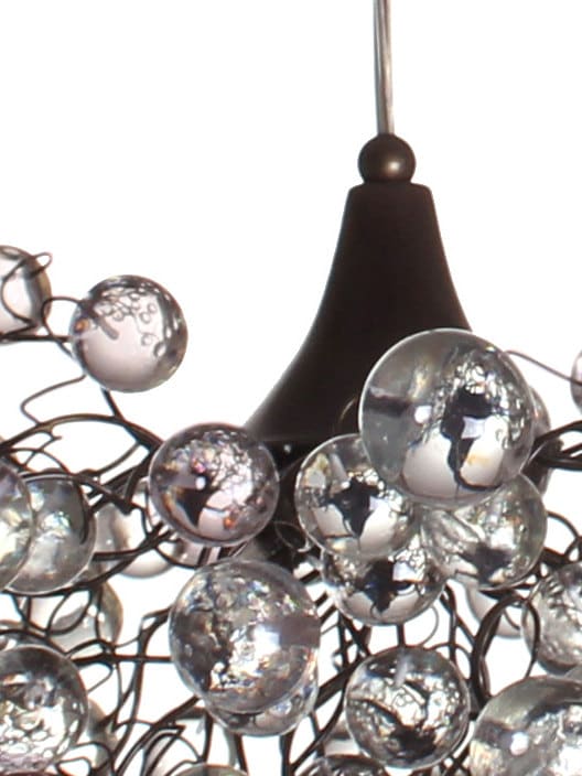 Lighting bubbles hanging chandelier with clear Transparent bubbles