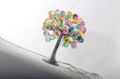 Bedside Lamp, modern Table lamp with pastel color bubbles, unique table lamp, colorful bubbles light for desk or bedside table.