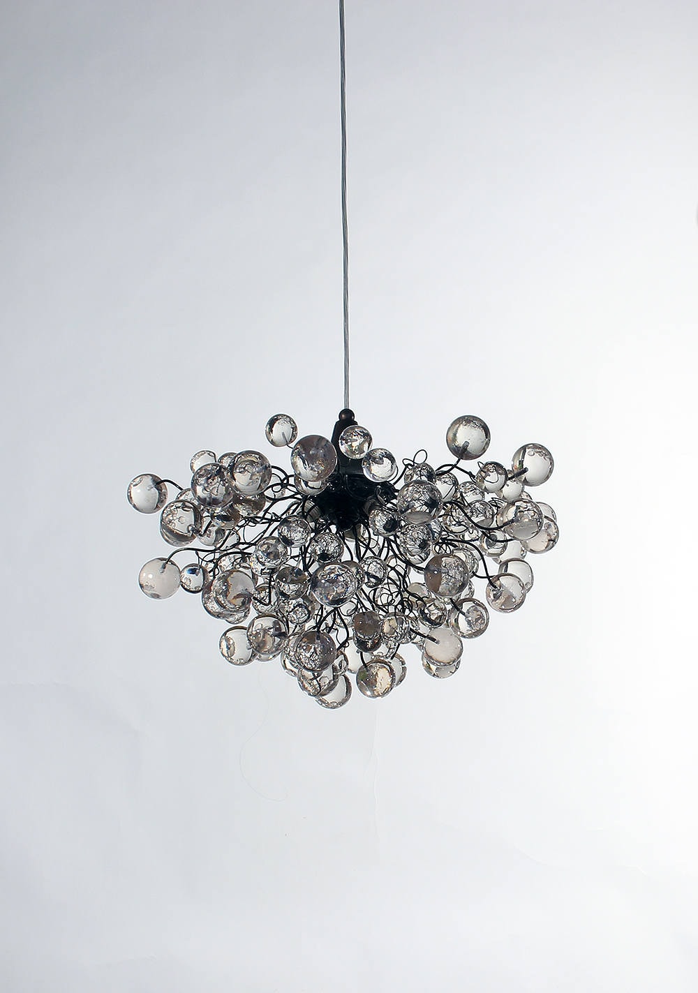Lighting bubbles hanging chandelier with clear Transparent bubbles