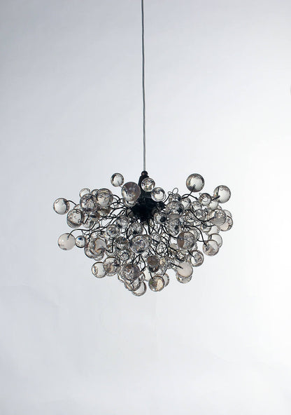 Lighting bubbles hanging chandelier with clear Transparent bubbles