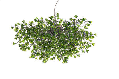 Large Dining Room chandelier, modern lighting with Green jumping flowers, for Dining Room , living room