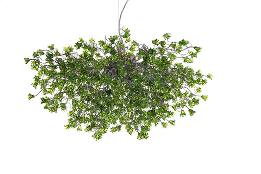Large Dining Room chandelier, modern lighting with Green jumping flowers, for Dining Room , living room