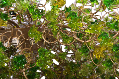 Grand Green Flower Light Chandelier for dining room, hotel