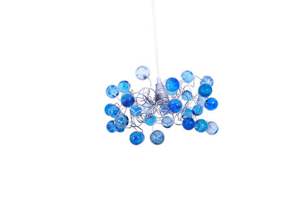 Bubbles Lighting, Ceiling Pendant lights with blue bubbles for Kitchen island, bedside light.
