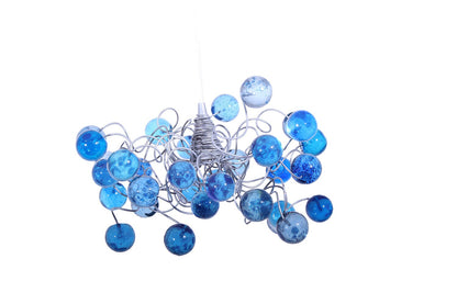 Bubbles Lighting, Ceiling Pendant lights with blue bubbles for Kitchen island, bedside light.