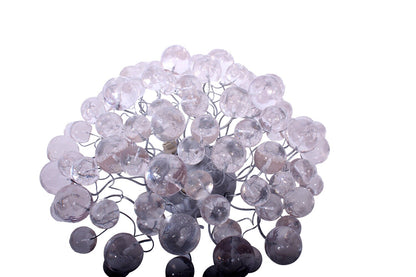 Modern Ceiling Flush mount with clear transparent bubbles for bathroom, hall entrance or room.