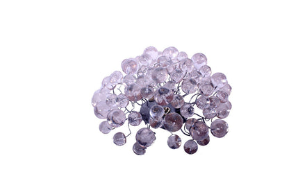 Modern Ceiling Flush mount with clear transparent bubbles for bathroom, hall entrance or room.