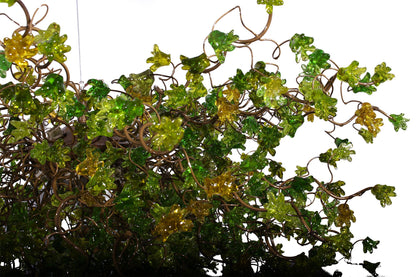 Grand Green Flower Light Chandelier
