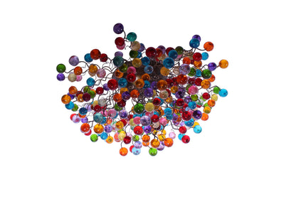 Large Flush mount Ceiling light with multicolored bubbles