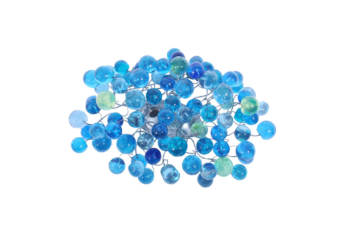 Modern bubbles sconce with sea color bubbles for bathroom, hall entrance or room.