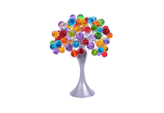 modern bedside lamp with Multicolored bubbles, unique table lamp for living room or bedroom