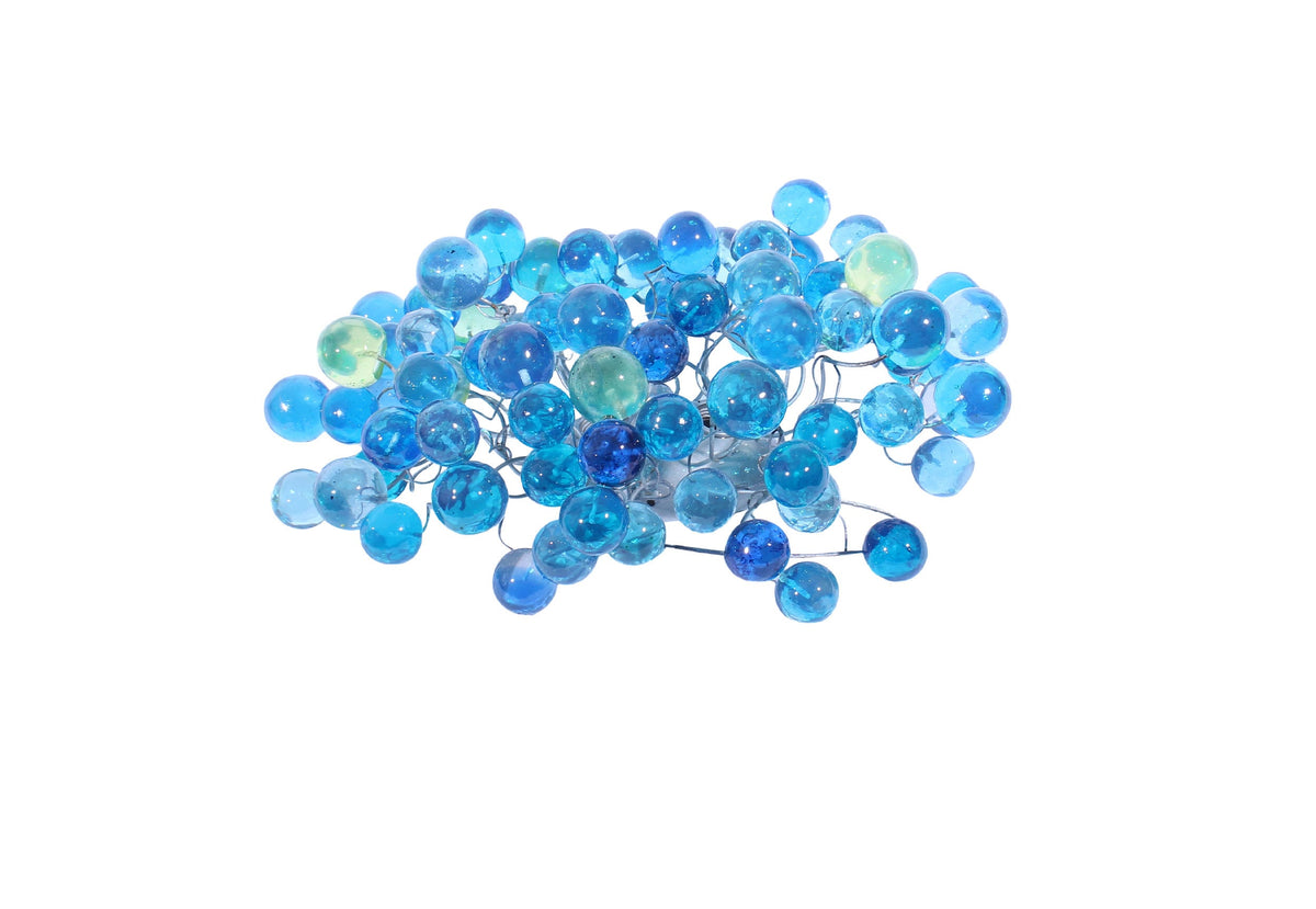 Modern bubbles sconce with sea color bubbles for bathroom, hall entrance or room.
