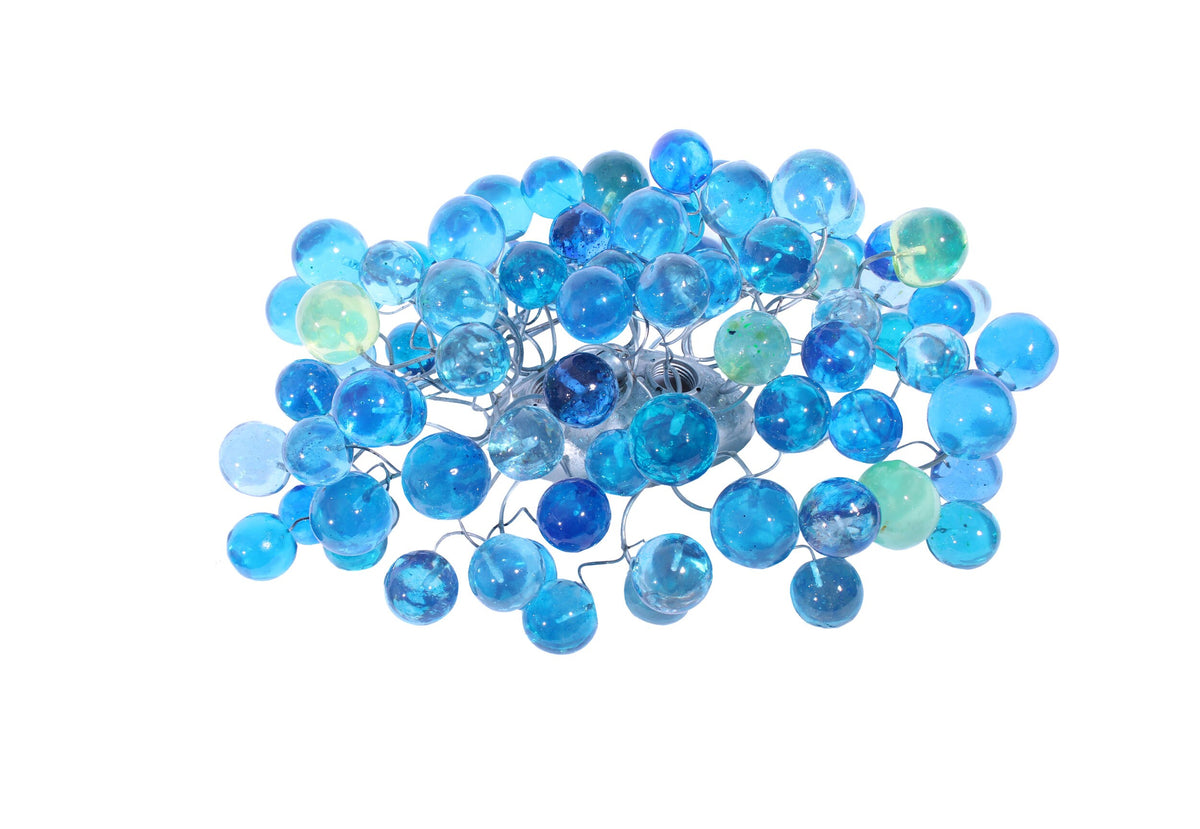 Modern bubbles sconce with sea color bubbles for bathroom, hall entrance or room.