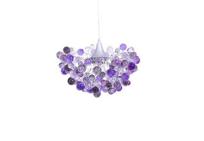 Purple bubbles chandelier, Lighting for children room or dining room.