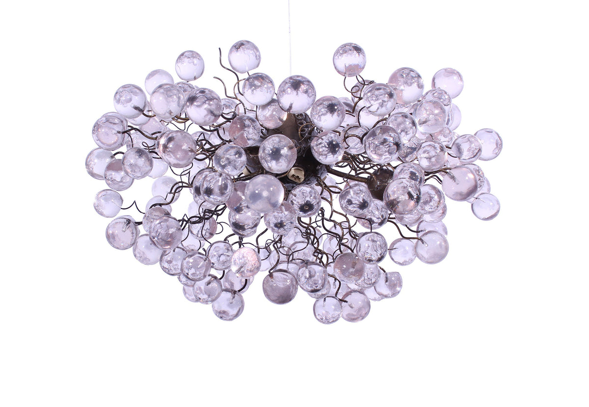 Modern Hanging lights clear bubbles light with Clear Transparent bubbles, chandelier for dining room