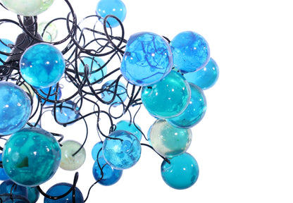 Modern Ceiling Light fixture with with sea color bubbles for Children's Room, toilet or bedroom.