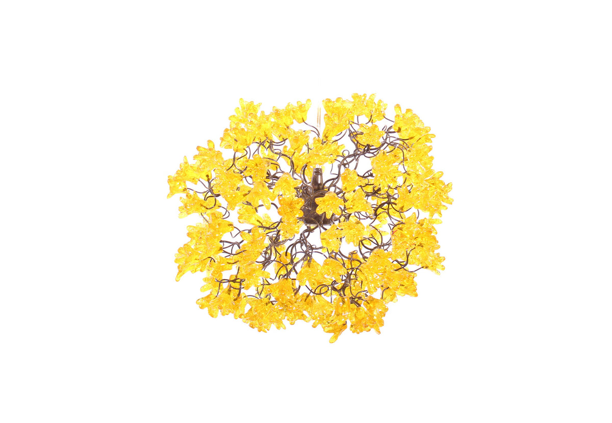 Yellow flowers Hanging Lights for hall, bathroom, bedside lamp.