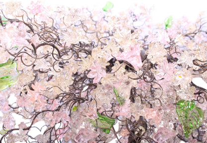 Large Dining Room chandelier, modern lighting with Pink jumping flowers, for Dining Room , living room