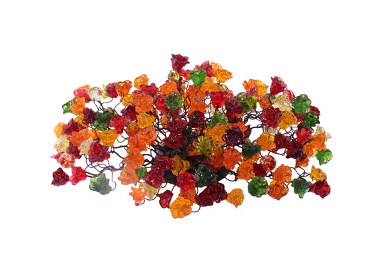 Wall sconce lighting with Warm color flowers , decorative wall light for living room up and down light.