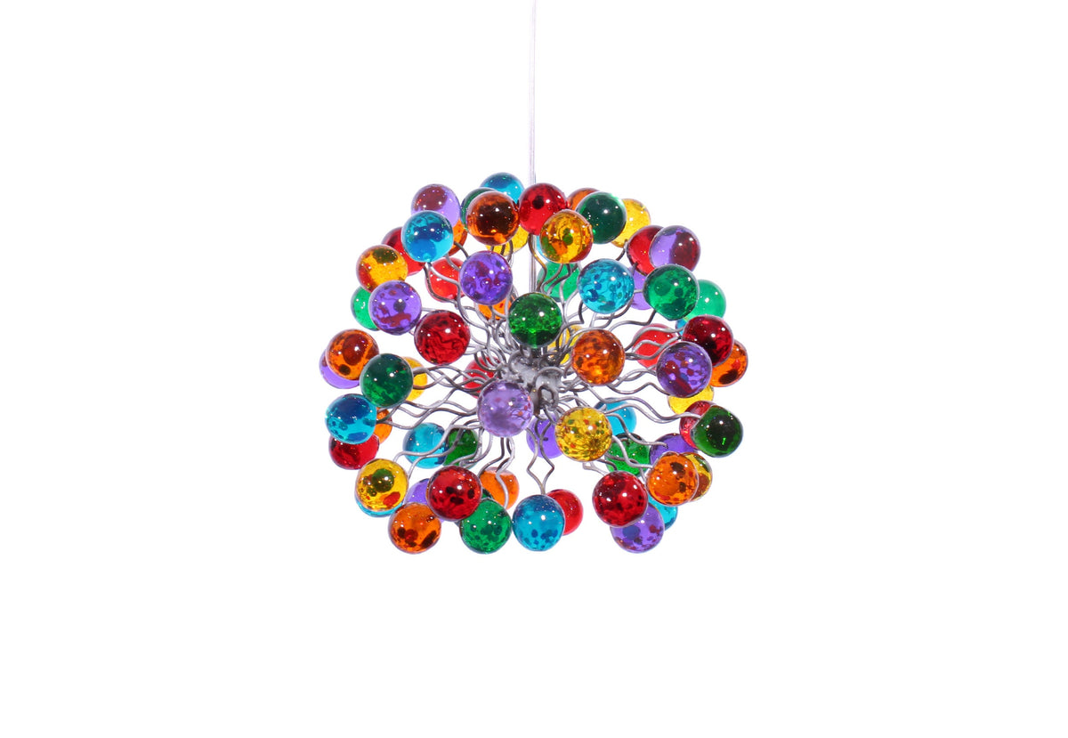 Pendant light with Rainbow color bubbles for hall, bathroom, children space or as a bedside Lighting.