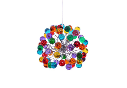Pendant light with Rainbow color bubbles for hall, bathroom, children space or as a bedside Lighting.
