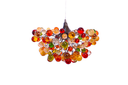 Unique Bubbles Chandelier Lamp with Warm Colors for Bedroom or Living Room