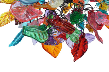 Handmade Colorful Resin Flower Chandelier: Unique Lighting
