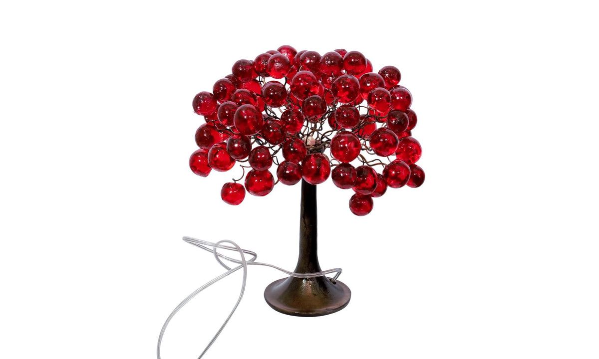 Red Table Lamp, desk lamp with red bubbles - Lighting for Living Room red bubbles. desk lamp