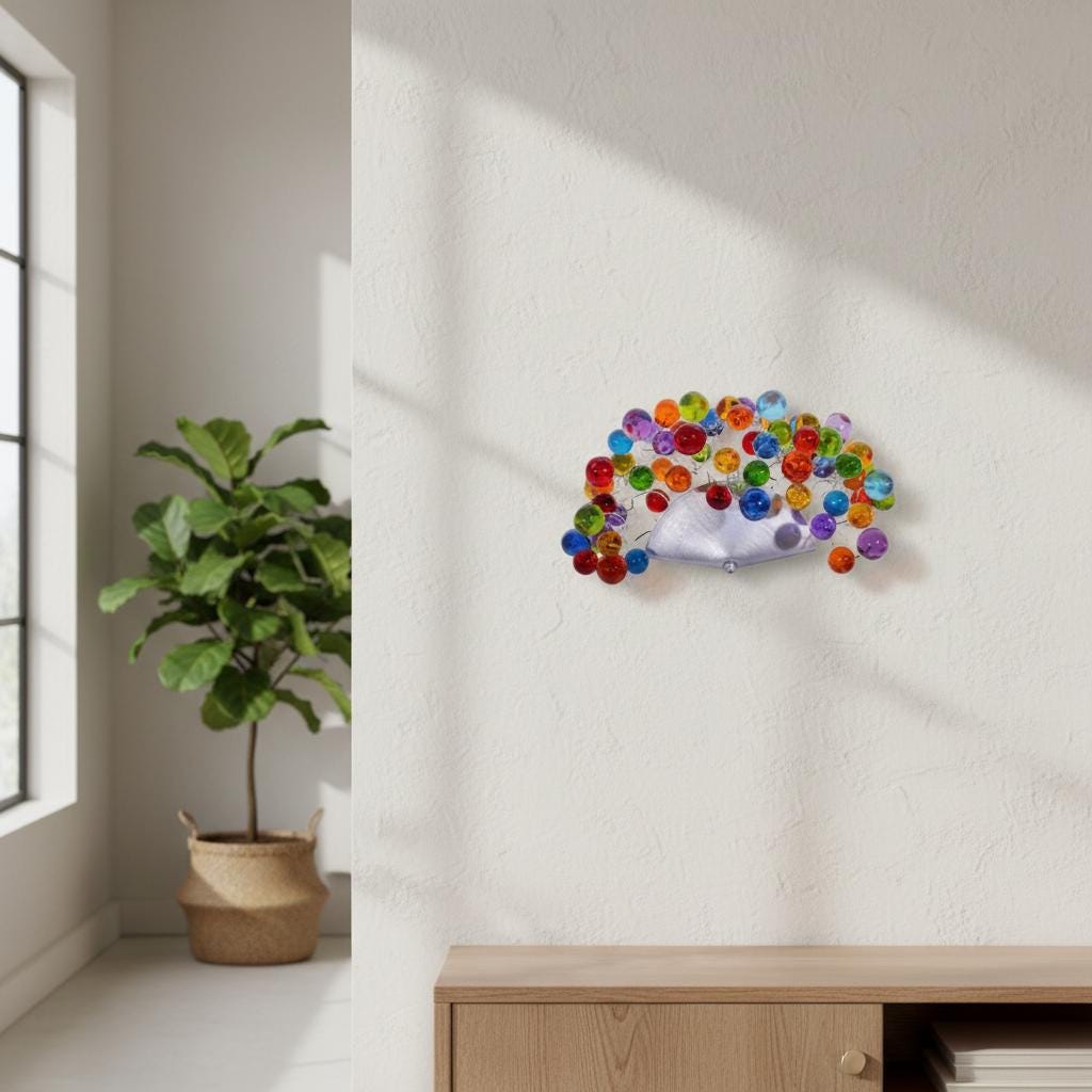 Rainbow Bubble Wall Sconce.