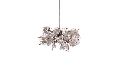 Pendant ceiling lighting, Pendant light with Clear flowers and leaves, pendant for Kitchen Island,Dining Room .